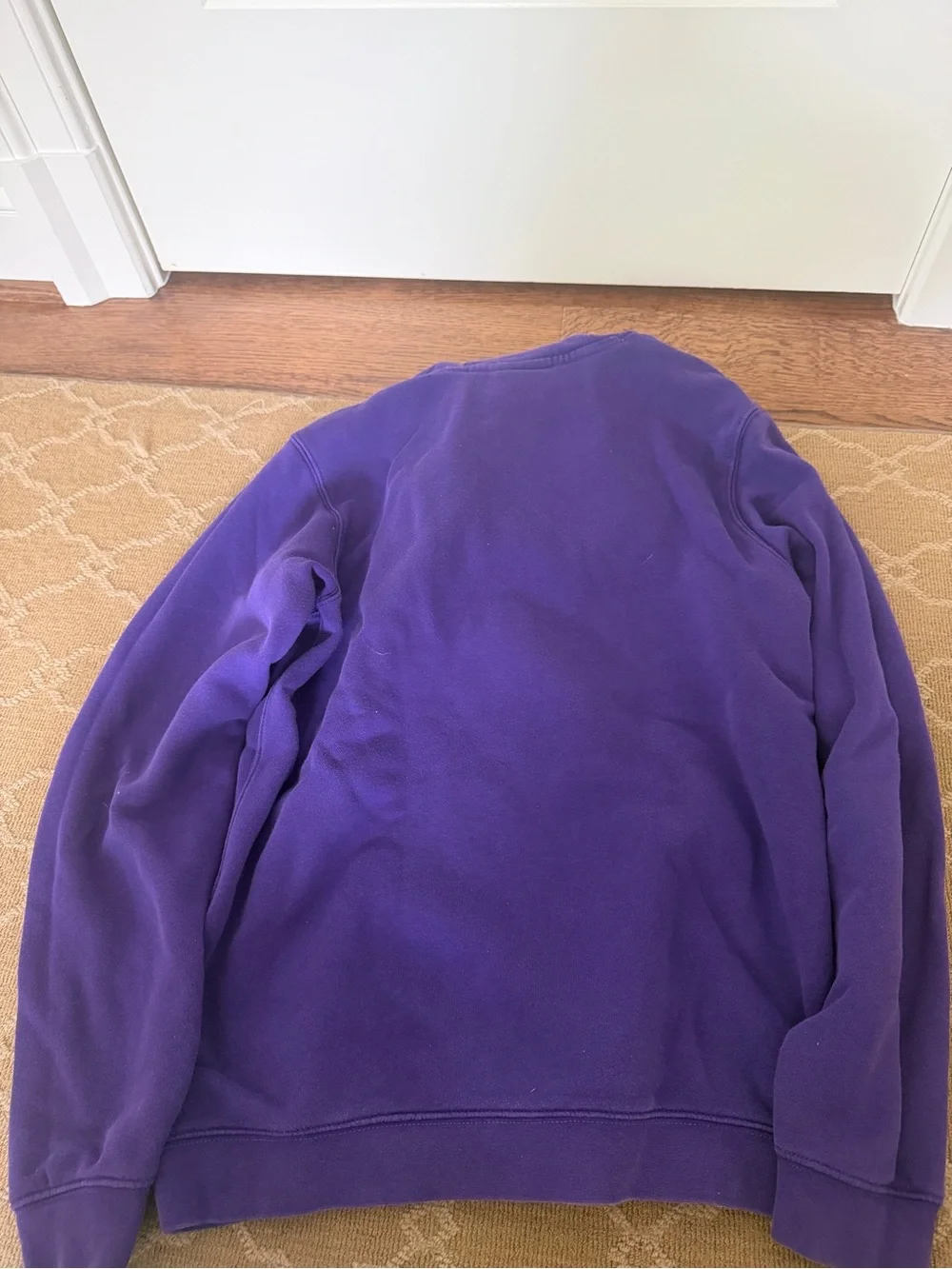 Nike Purple NBA Pullover Hoodie with Orange Accents